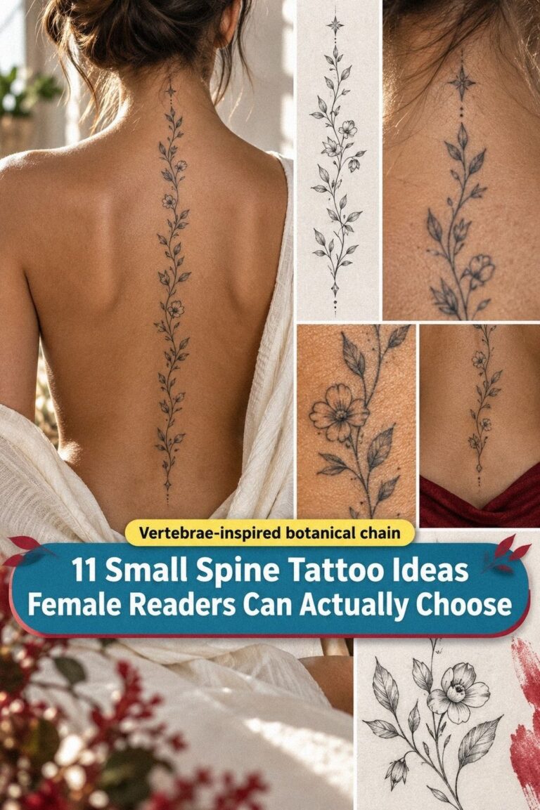 11 Small Spine Tattoo Ideas for a First Tattoo You’ll Still Love at 40
