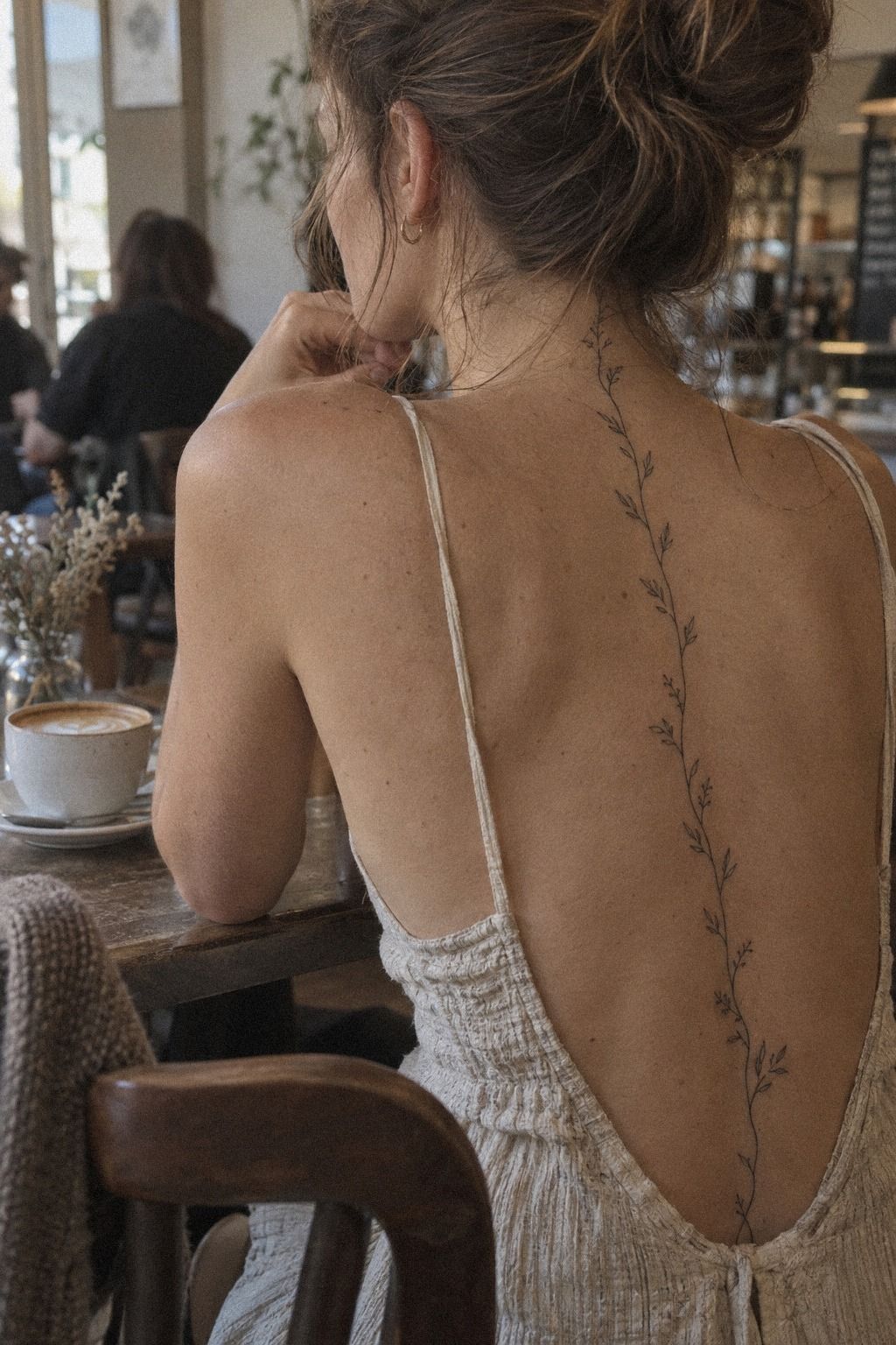Build a Delicate Botanical Vine Along the Spine