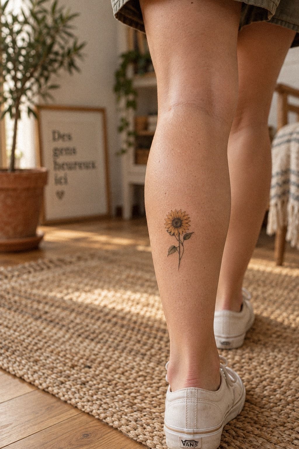 I Test Small Sunflower Tattoo Placements