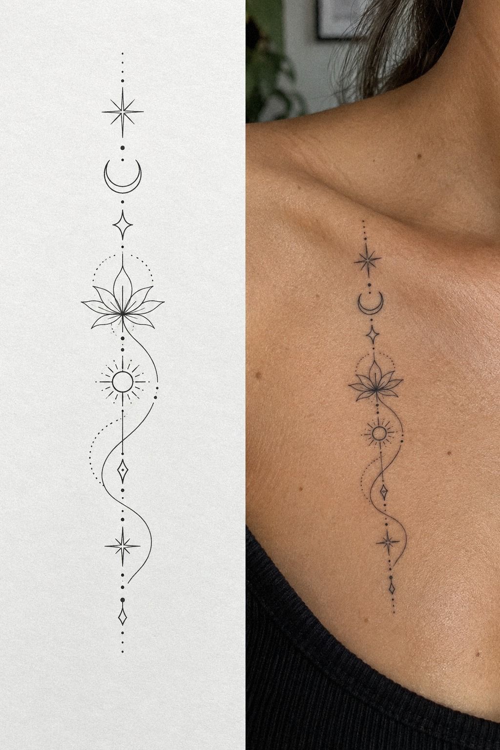 I Connected Symbols With Delicate Curved Lines