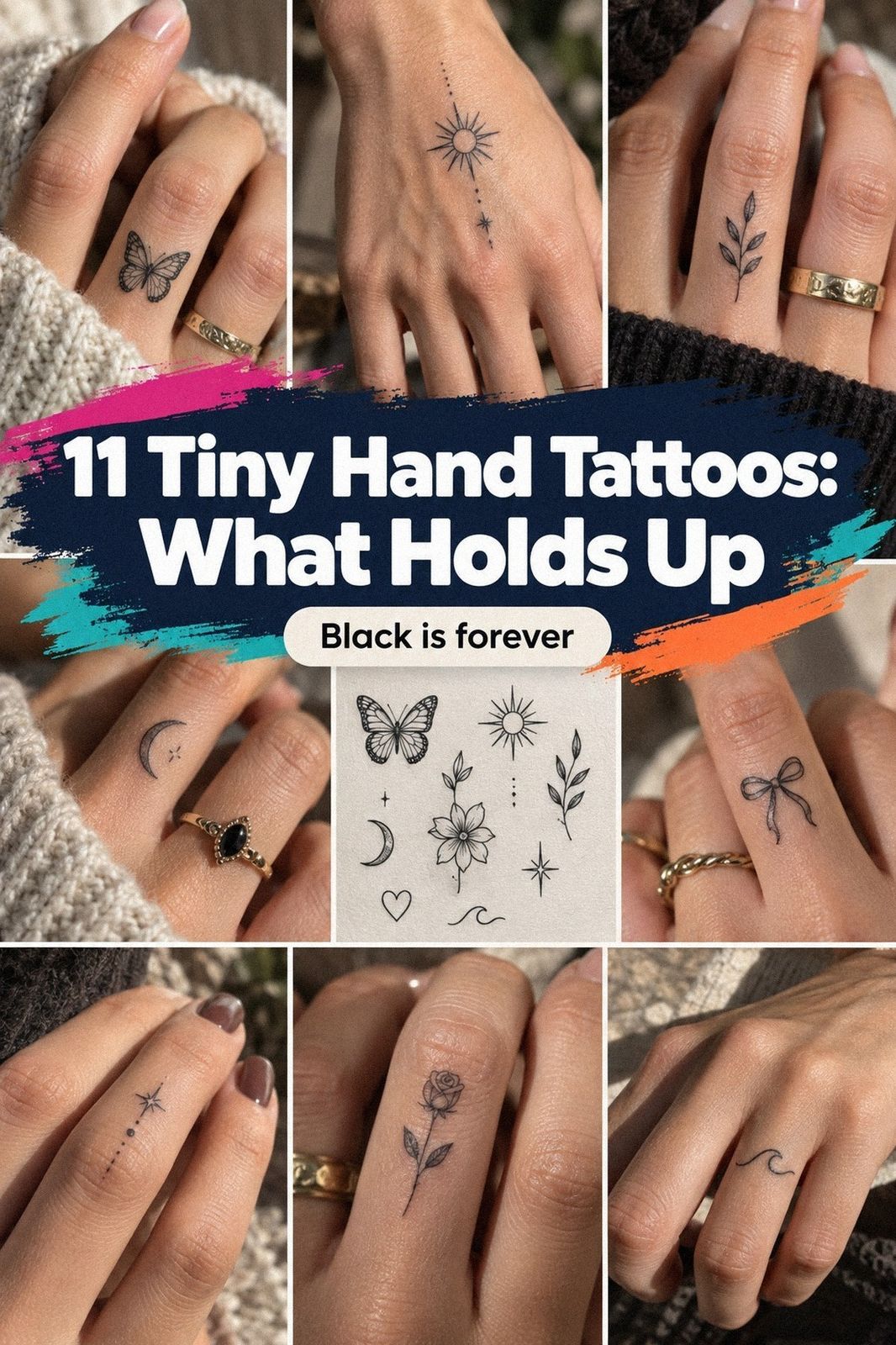 How to Design Small Tiny Hand Tattoos With Less Pain – 11 Ideas